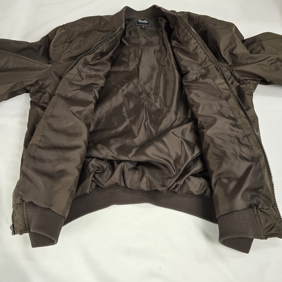 Primitive Skateboarding Brown Bomber Jacket Men's Size Large - Picture 5 of 6